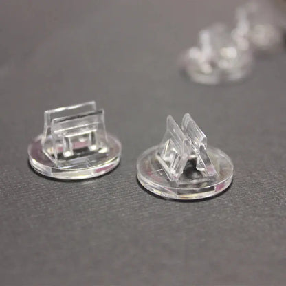 Transparent Plastic Card Stand Bases – 10/20/50 PCS Fixed Props for 2mm Paper & Board Game Accessories Gamers Guild