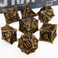 Tree Root Metal Dice Set – Red Polyhedral Dice for D&D, Pathfinder & RPGs Gamers Guild