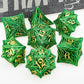 Tree Root Metal Dice Set – Red Polyhedral Dice for D&D, Pathfinder & RPGs Gamers Guild
