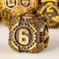 Metal Gear Polyhedral Dice Set – D20 & D6 RPG Dice for D&D, Trailblazer, Warhammer & Tabletop Games Gamers Guild