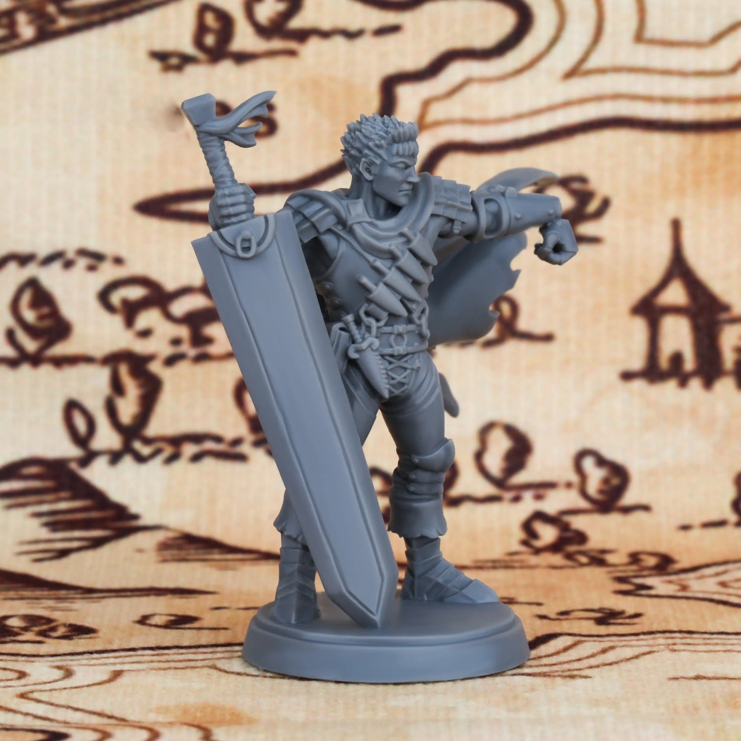 Human Soldier Miniature – 25mm ABS Figure for TTRPG & Display Gamers Guild