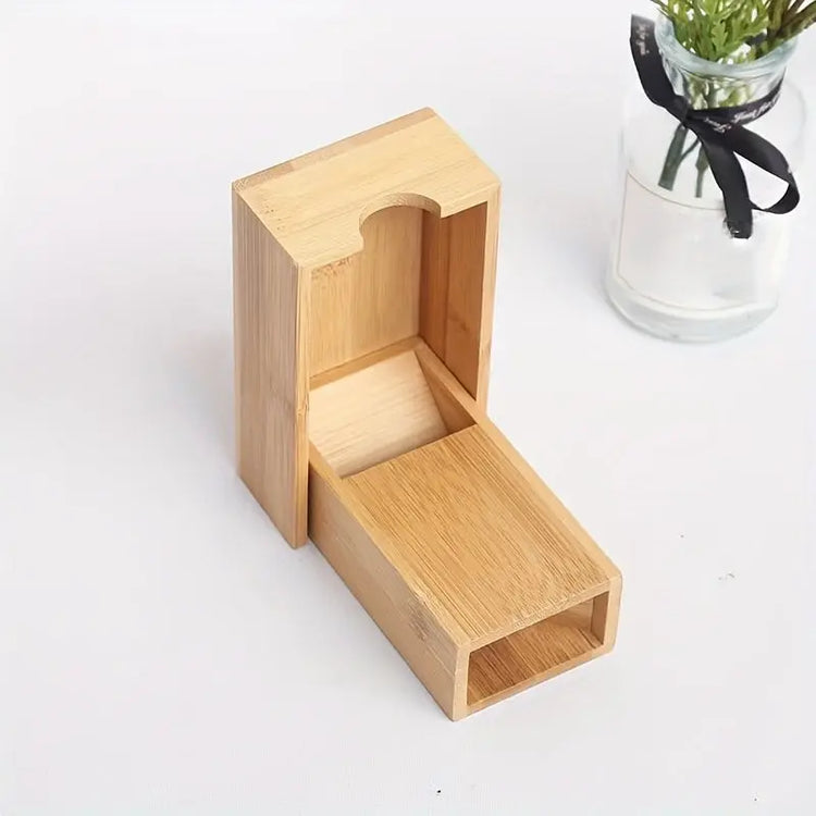 Foldable Bamboo Dice Tower – Portable Wooden Rolling Tower & Storage Box for RPGs, Board Games & Gatherings Gamers Guild