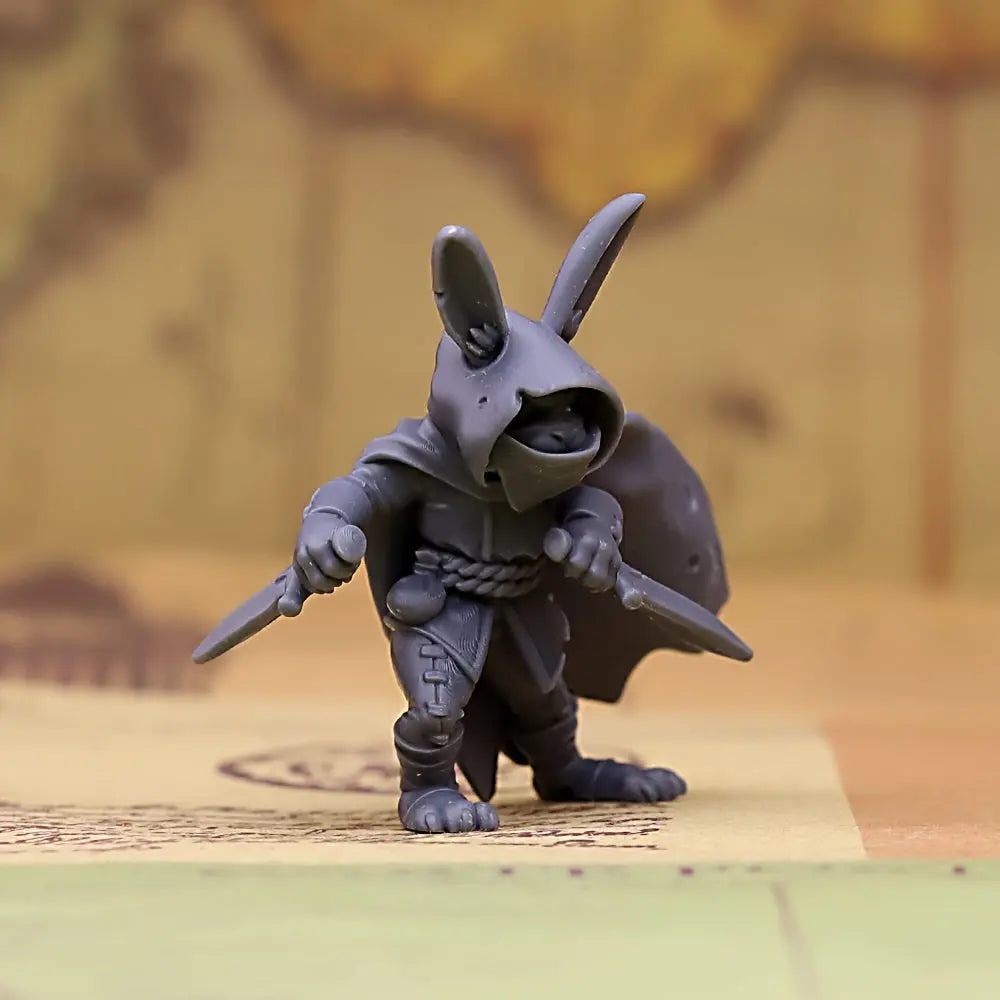 Anime Rabbit Miniature – High-Detail Resin Figurine for RPG & Display Gamers Guild