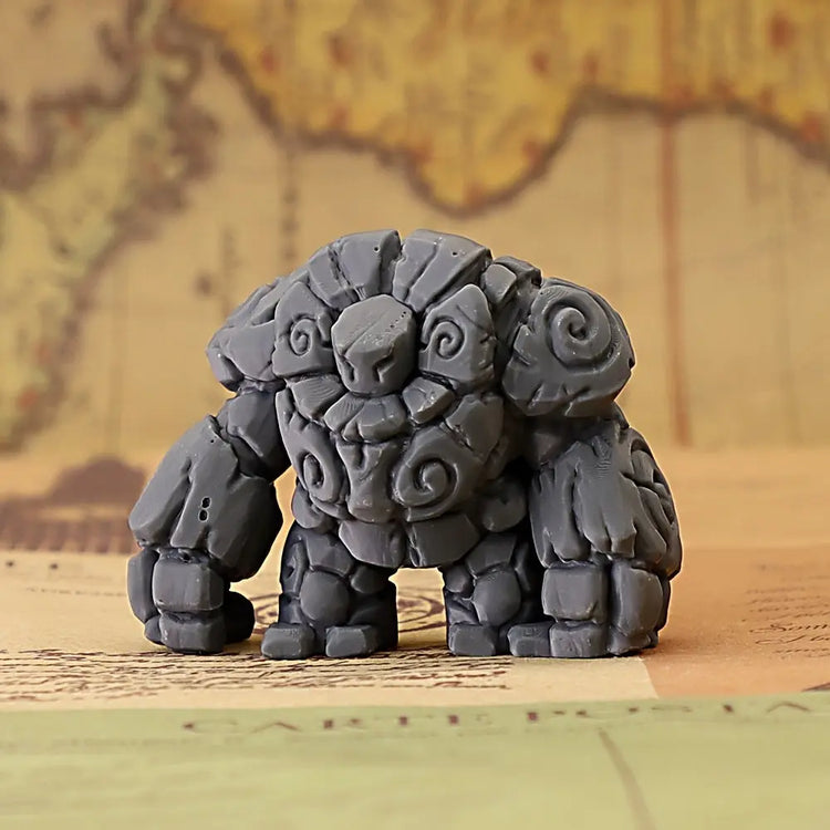 Stone Golem Miniature – Resin Fantasy Construct for D&D & Tabletop RPGs Gamers Guild