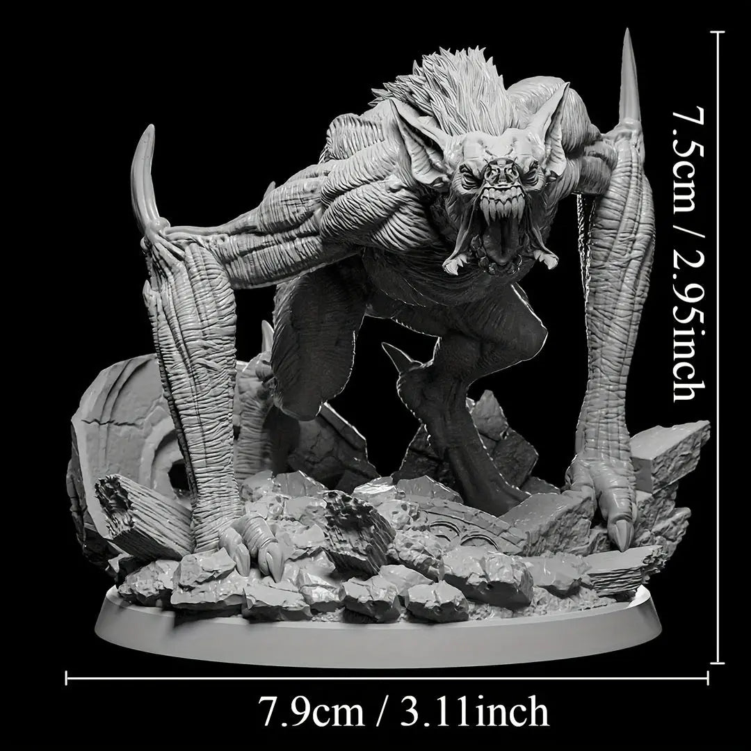 Fantasy Creature Miniature – 3D Printed ABS Statue for Tabletop RPGs & DIY Painting Gamers Guild