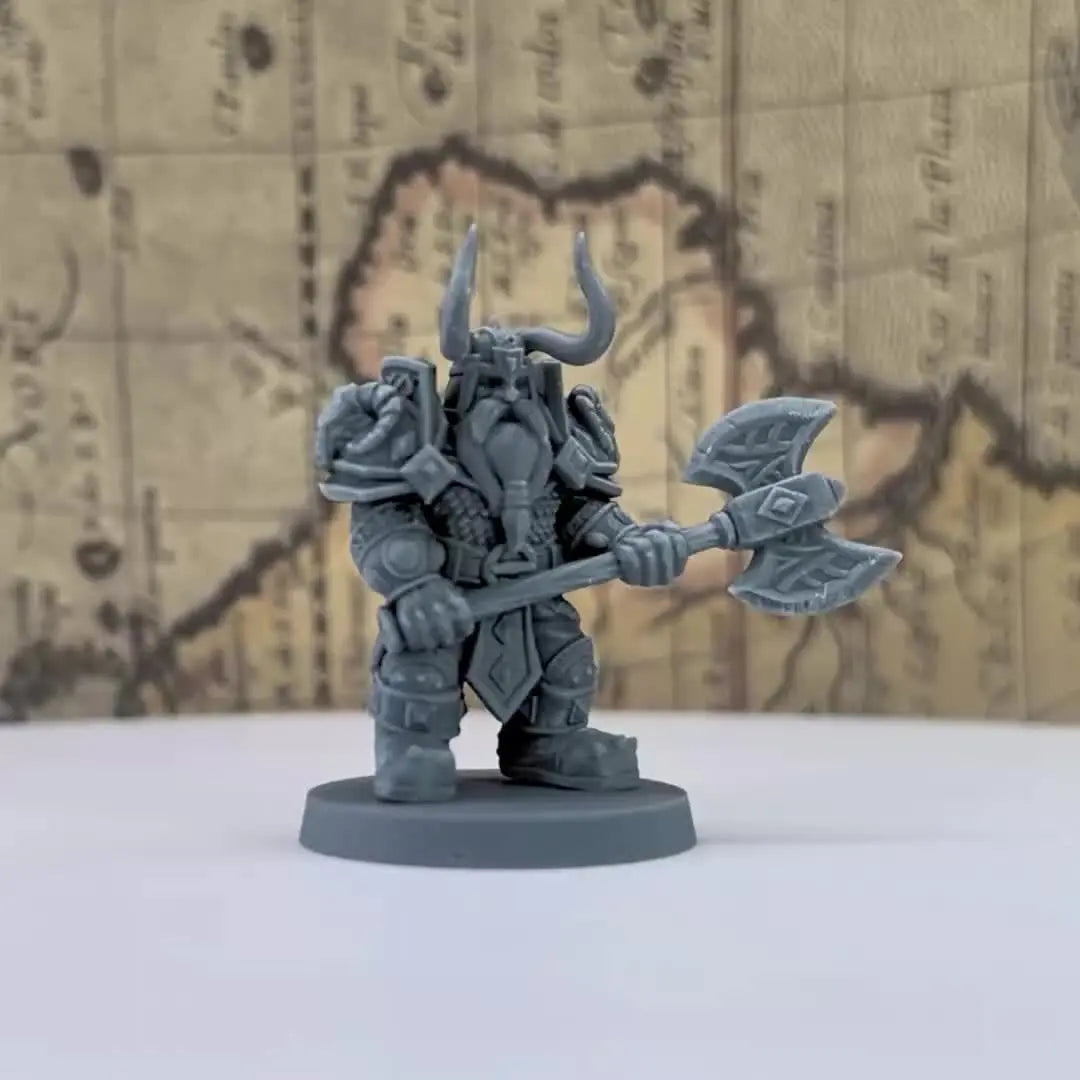 Dwarf Heritage Miniature – Premium 3D Printed Fantasy Figurine for Tabletop RPGs Gamers Guild