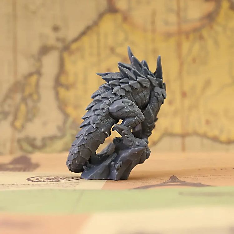 Detailed Depths Dragon Miniature – Durable Plastic Fantasy Beast for RPGs & Board Games Gamers Guild