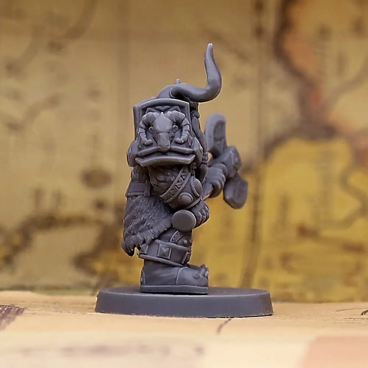 Dwarf Heritage Miniature – Premium 3D Printed Fantasy Figurine for Tabletop RPGs Gamers Guild