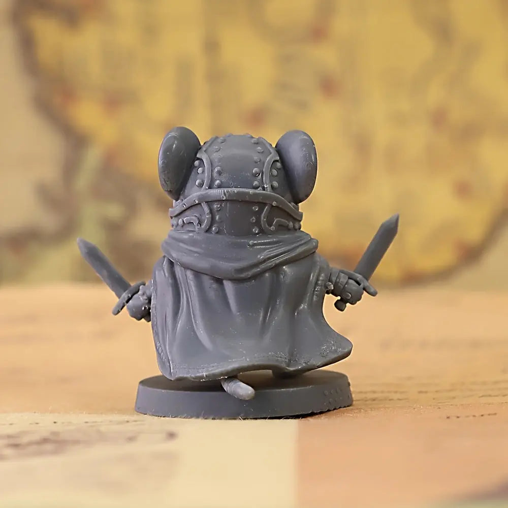 Adorable Mouse Warrior – Hand-Painted Resin Miniature for Board Games & Display Gamers Guild