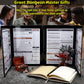 Foldable DND Master Screen – 4-Panel Fire & Dragon Battle Design with 5E Inserts for Dungeons & Dragons, Pathfinder & TTRPGs Gamers Guild