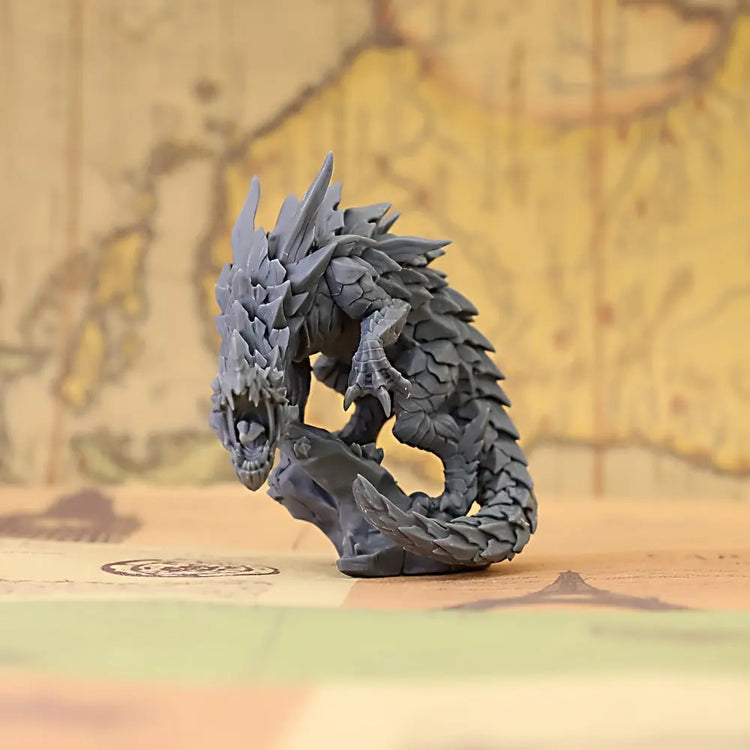 Detailed Depths Dragon Miniature – Durable Plastic Fantasy Beast for RPGs & Board Games Gamers Guild