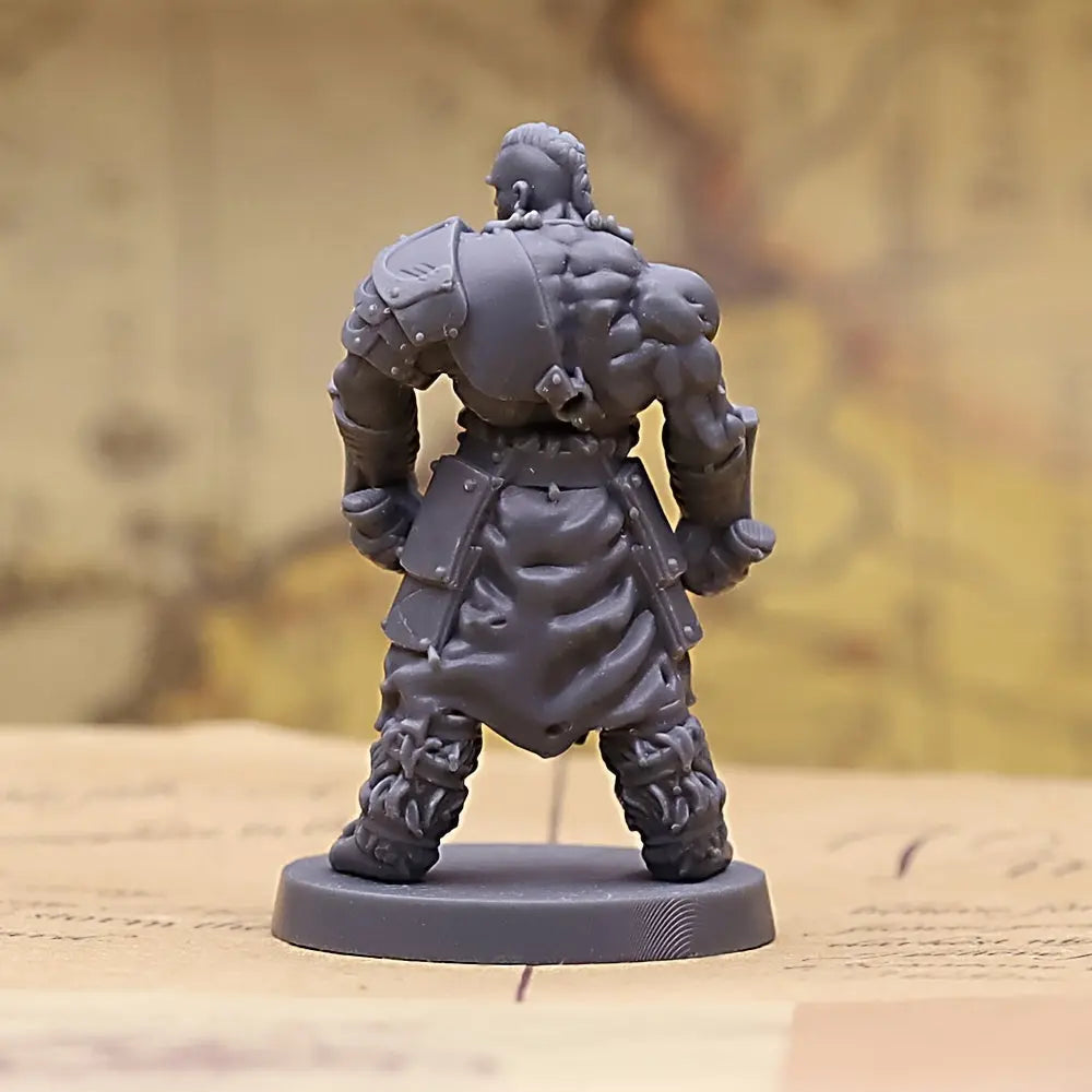Barbarian & Human Miniatures – Resin Fantasy Duo for RPGs & Display Gamers Guild